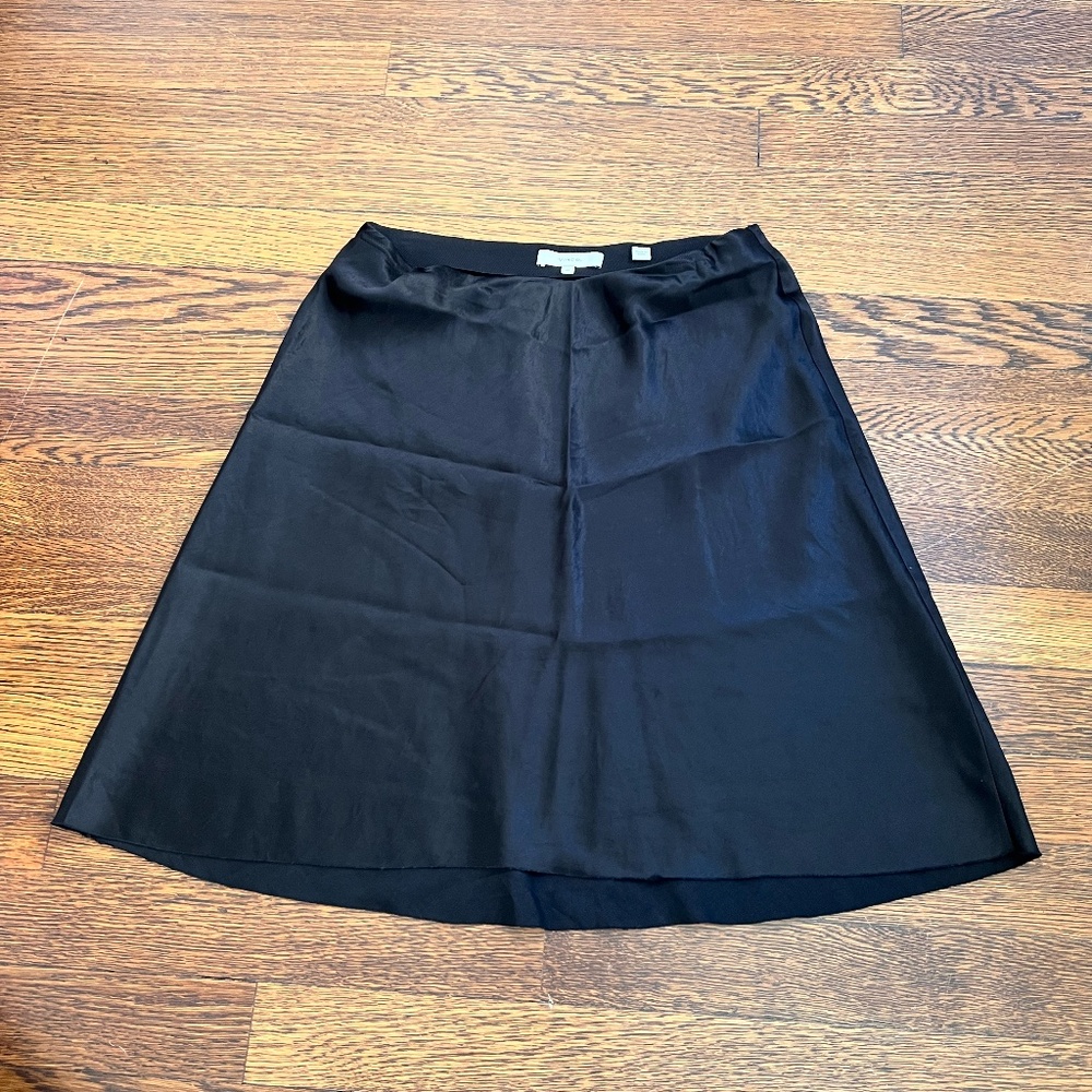 Vince Black Silk skirt